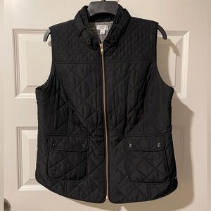 Crown and Ivy Large Black Vest